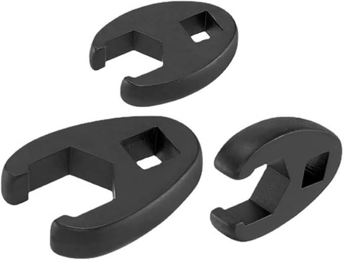 Large & Small Metric Crowfoot Wrench Set, 15 Piece - 8mm to 24mm