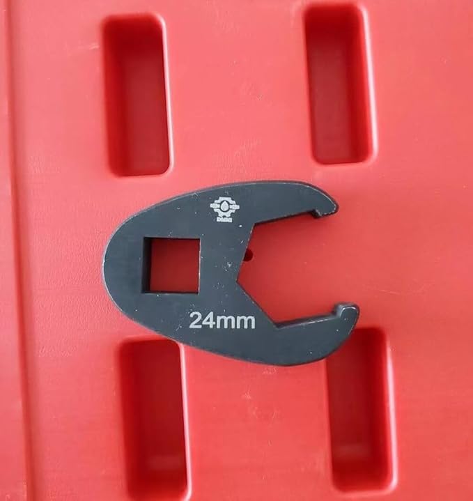 Large & Small Metric Crowfoot Wrench Set, 15 Piece - 8mm to 24mm