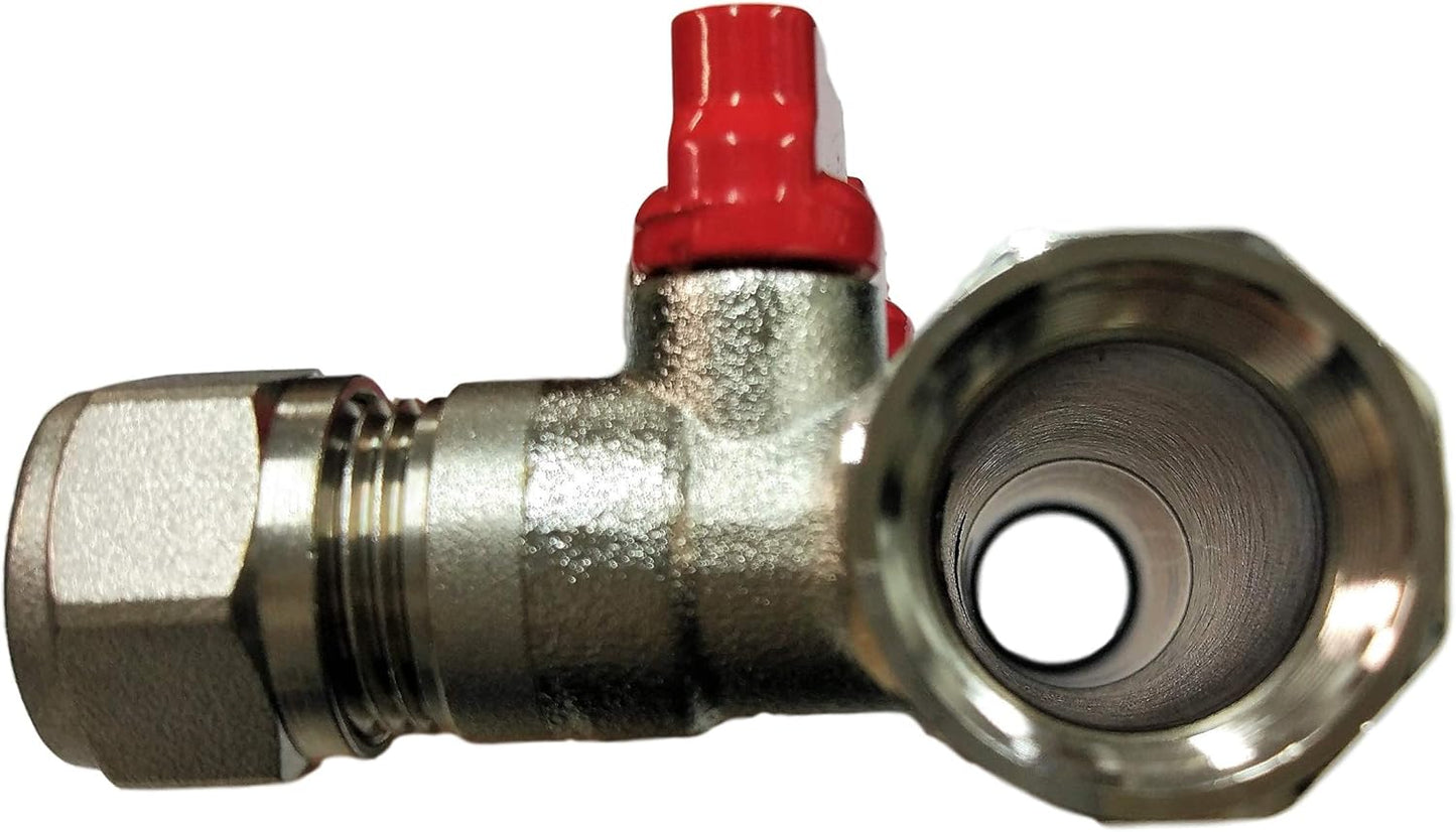2 - 12 Loops Ball Valve Brass Pex Manifold 3/4" trunk for 1/2" Pex Tubing w/brackets