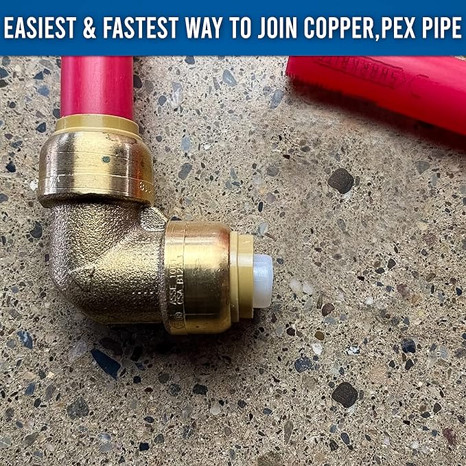 1/2" Push Fit 90 Degree Elbow