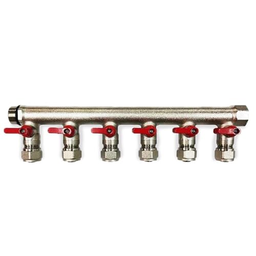 3/4" Plumbing PEX Manifolds w/ 1/2" Pex Ball Valves - Radiant Heat Manifold