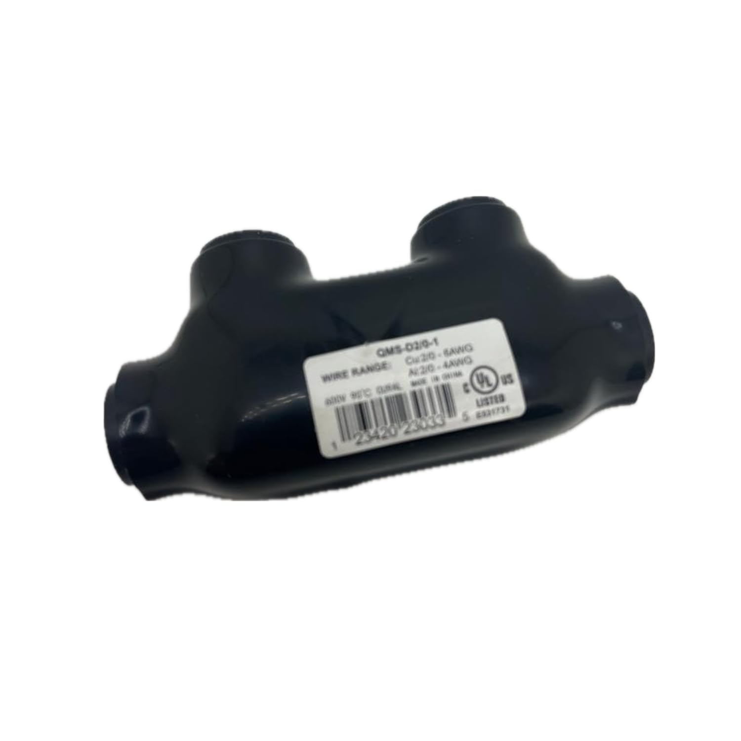 Insulated Splice Connector 2 Ports Wire Connectors 2-14AWG Wide Polaris Connector Aluminum and Copper Insulated Wire Split Bolt Connector Pre-Filled with Oxide Inhibiting Compound