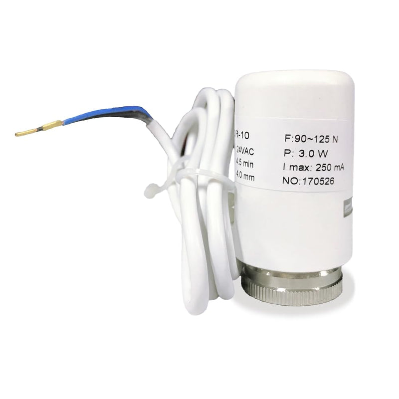 2 - 12 Loop Radiant PEX Plumbing Manifold - 1" 304 Stainless Steel Radiant Floor Heating Manifold - With 2 Wire Actuators