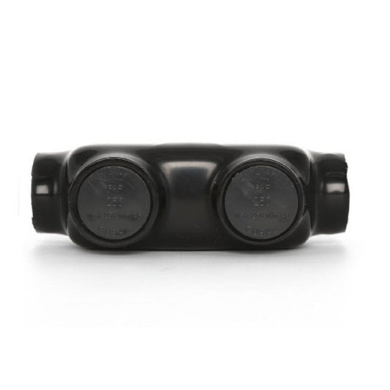 Insulated Connector 2 Ports Wire Connectors 2/0-6AWG Wide Polaris Connector 3/16" Aluminum and Copper Insulated Wire Split Bolt Connector Pre-Filled with Oxide Inhibiting Compound