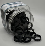 Pex Crimp Rings 3/4" Pipe Fitting For Pex Pipe Tube System - Black Oxidized Surface Treatments - 50 PCS