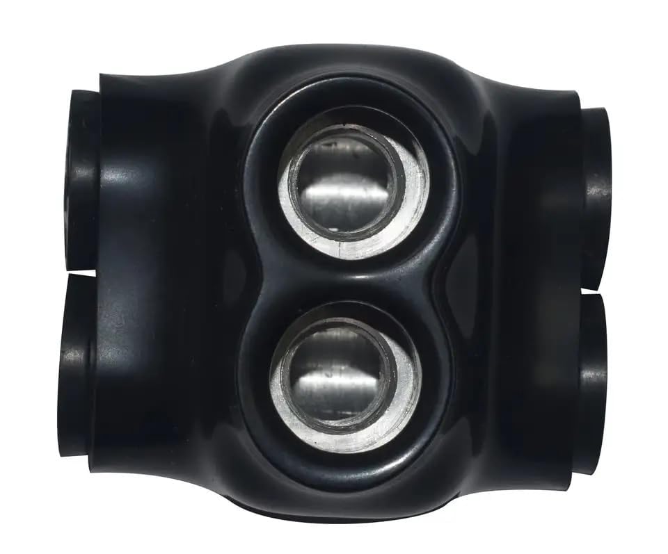 Insulated Splice Connector 2 Ports Multi-Tap Wire Connectors 1/0-14AWG Wide Polaris Connector 3/16" Aluminum and Copper Connector Pre-Filled with Oxide Inhibiting Compound