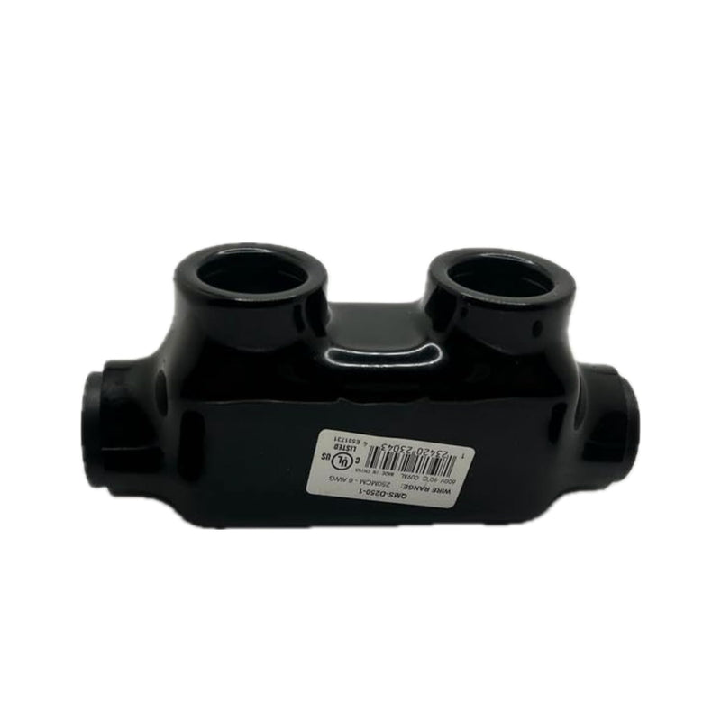 Insulated Connector 2 Ports Wire Connectors 2/0-6AWG Wide Polaris Connector 3/16" Aluminum and Copper Insulated Wire Split Bolt Connector Pre-Filled with Oxide Inhibiting Compound