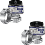 Stainless Steel Cinch Clamps Crimp Rings - 1/2" Pinch Clamps For Pex Tubing Pipe Fitting Connections - 100 PCS
