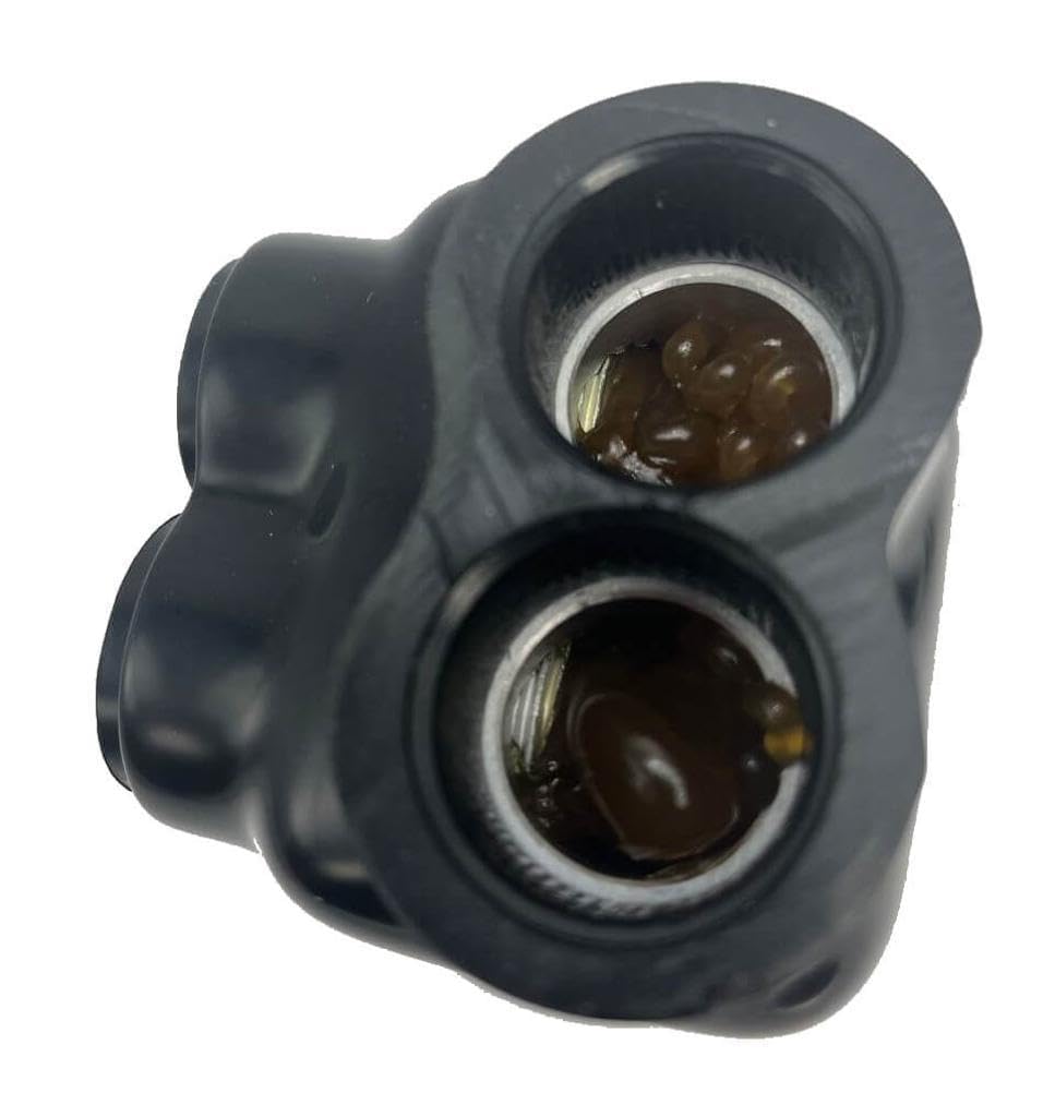 Insulated in-Line Connector 2 Ports Wire Connectors 2/0-6AWG Wide Polaris Connector 3/16" Aluminum and Copper Insulated Wire Split Bolt Connector Pre-Filled with Oxide Inhibiting Compound