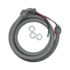 1/2" x 3/4" AC Whip Electrical Conduit Kit - 1/2" x 3/4" - Flexible Non-Metallic Liquid Tight - 10 Gauge Wires - Flexible Electrical Conduit - 90 Degree Connector