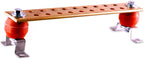 Copper Bus Bar 12" Ground Bar - Grounding Kit - Terminal Busbar - Grounding Terminal - Electrical Ground Bar - Grounding Busbar - Copper Ground Bus 2.5kV Insulators - Copper Ground Rod