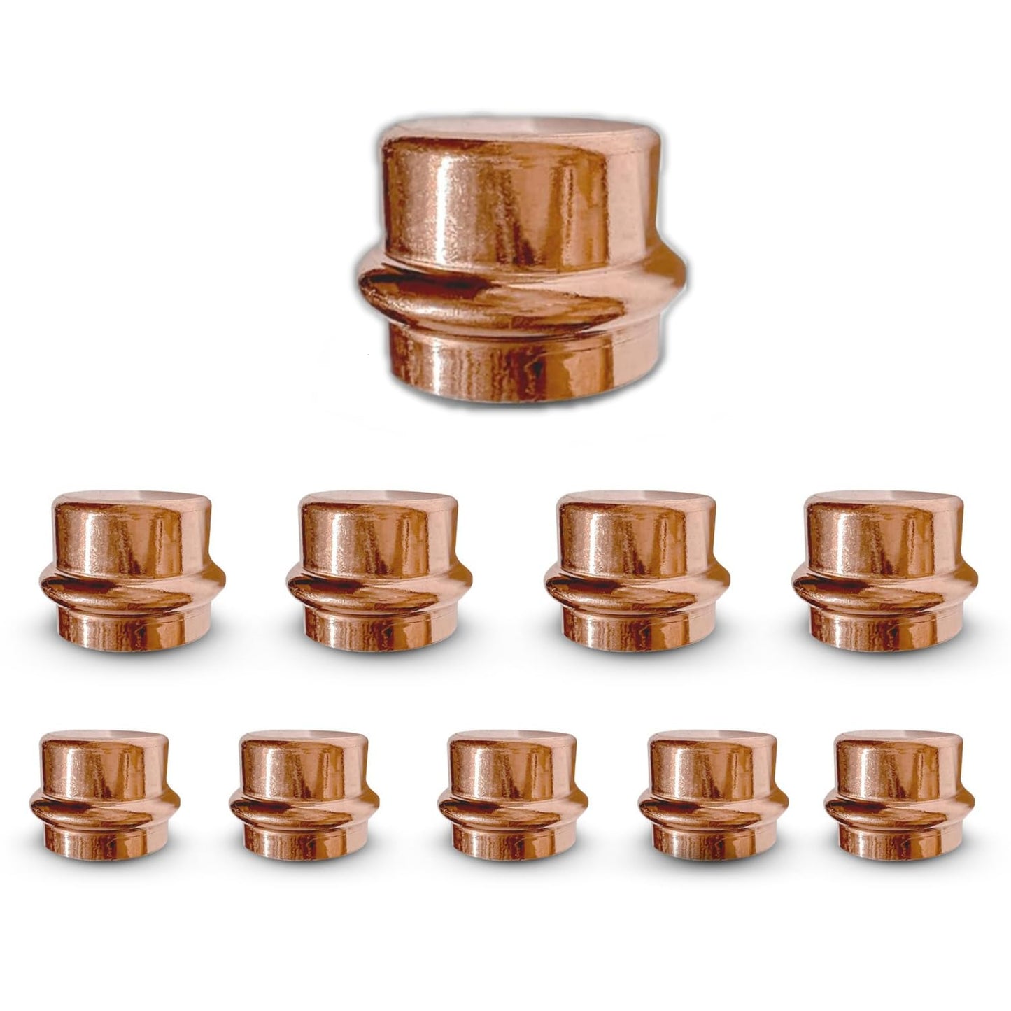 ProPress Fitting Copper Cap - 3/4 - Pack of 10