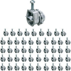 3/8" Flexible Metal Conduit (FMC) Saddle Connectors Flex Saddle Box Connector, for AC MC NM 3/8" Lock Saddle Connector Conduit Fitting