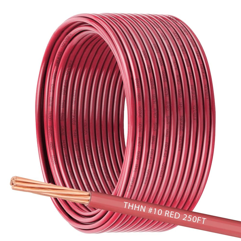 6 AWG THHN Wire 6 Gauge Stranded Copper Wire Rated up to 600V THWN-2 Building Wire 19-Stranded Nylon Jacket for Residential, CNC, Ground, Industrial (100FT Green)