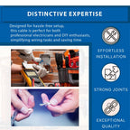 8/3 Metal Clad MC Cable 25ft - 50ft Coil, Metal Clad Type 8 AWG 3 - Cable with Ground Aluminium Armor Stranded Copper Conductor - for Indoor