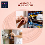 10/3 NM-B Sheathed Cable 15ft - 25ft - 50ft - 100ft Coil, Non-Metallic with Ground Residential Indoor Electrical Wire Type NM-B Orange