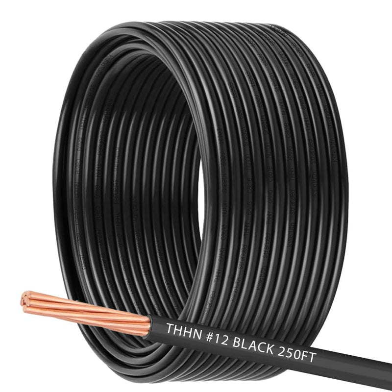 6 AWG THHN Wire 6 Gauge Stranded Copper Wire Rated up to 600V THWN-2 Building Wire 19-Stranded Nylon Jacket for Residential, CNC, Ground, Industrial (100FT Green)
