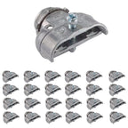 3/8" Flexible Metal Conduit Duplex Connector FMC 3/8" 90 Degree Flex Duplex Box Connector for Flexible Metallic Conduit, AC, MC, or NM Sheathed Cable