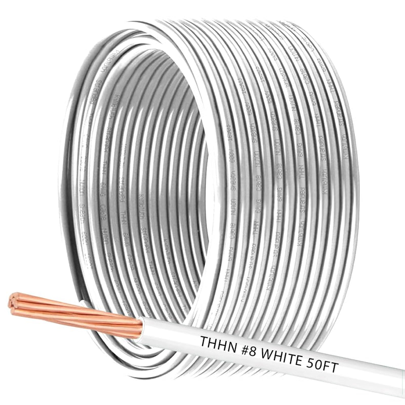 6 AWG THHN Wire 6 Gauge Stranded Copper Wire Rated up to 600V THWN-2 Building Wire 19-Stranded Nylon Jacket for Residential, CNC, Ground, Industrial (100FT Green)