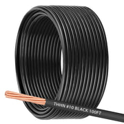 6 AWG THHN Wire 6 Gauge Stranded Copper Wire Rated up to 600V THWN-2 Building Wire 19-Stranded Nylon Jacket for Residential, CNC, Ground, Industrial (100FT Green)