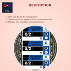 8/2 NM-B Nonmetallic with Ground Sheathed Cable Residential Indoor Wire