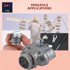 3/8" Flexible Metal Conduit Duplex Connector FMC 3/8" 90 Degree Flex Duplex Box Connector for Flexible Metallic Conduit, AC, MC, or NM Sheathed Cable