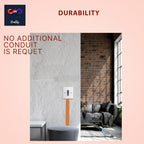 10/3 NM-B Sheathed Cable 15ft - 25ft - 50ft - 100ft Coil, Non-Metallic with Ground Residential Indoor Electrical Wire Type NM-B Orange