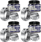 Stainless Steel Cinch Clamps Crimp Rings - 3/4" Pinch Clamps For Pex Tubing Pipe Fitting Connections - 50 PCS
