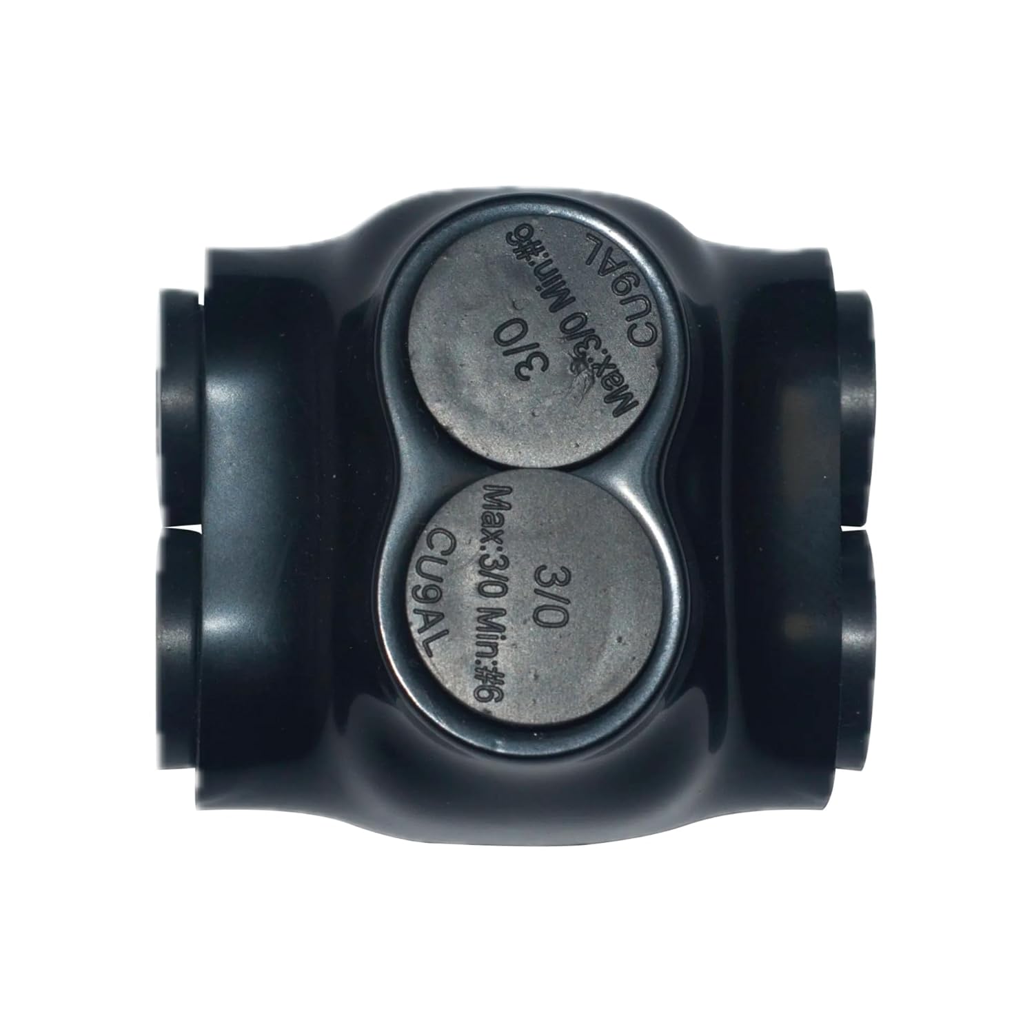 Insulated in-Line Connector 2 Ports Wire Connectors 2/0-6AWG Wide Polaris Connector 3/16" Aluminum and Copper Insulated Wire Split Bolt Connector Pre-Filled with Oxide Inhibiting Compound