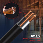 6/2 NM-B Non-Metallic Residential Indoor Wire Nonmetallic with Ground Sheathed Cable