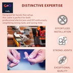 10/3 NM-B Sheathed Cable 15ft - 25ft - 50ft - 100ft Coil, Non-Metallic with Ground Residential Indoor Electrical Wire Type NM-B Orange