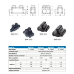 Insulated Splice Connector 2 Ports Wire Connectors 2-14AWG Wide Polaris Connector Aluminum and Copper Insulated Wire Split Bolt Connector Pre-Filled with Oxide Inhibiting Compound