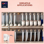 2 - 12 Loop Radiant PEX Plumbing Manifold - 1" 304 Stainless Steel Radiant Floor Heating Manifold