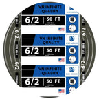6/2 NM-B Non-Metallic Residential Indoor Wire Nonmetallic with Ground Sheathed Cable