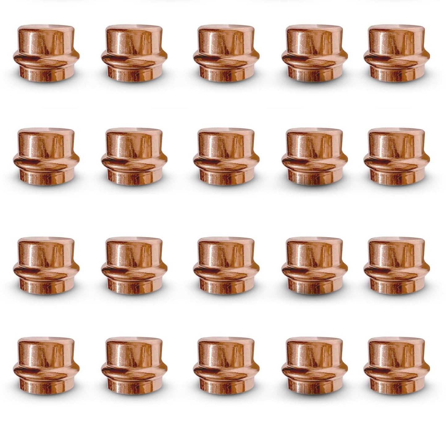 ProPress Fitting Copper Cap - 3/4 - Pack of 10