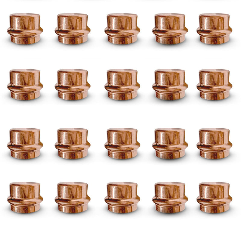 1/2" - 3/4" ProPress Fitting Copper Cap