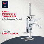 Labor Saving Handle 12" Lever Tool Lifts 2pcs, Wall Tile Locator, Multifunctional Lift Height Adjuster, Door Panel, Lifting Cabinet Jack, Lifts 6.69" Holds 330 lbs (Heavy Duty Steel Tool Box)