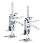 Labor Saving Handle 12" Lever Tool Lifts 2pcs, Wall Tile Locator, Multifunctional Lift Height Adjuster, Door Panel, Lifting Cabinet Jack, Lifts 6.69" Holds 330 lbs (Heavy Duty Steel Tool Box)