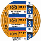 10/2 NMB Cable Non-Metallic Residential Indoor Wire Equivalent to Romex