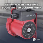 110V 150W Water Pressure Booster Pump Stainless Steel Hot Water Circulation Recirculating Pump 3/4 NPT for Floor Boiler Hot Water Heater System (DM15-110 Red)