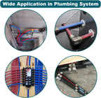 Stainless Steel Cinch Clamps Crimp Rings - 1/2" Pinch Clamps For Pex Tubing Pipe Fitting Connections - 100 PCS