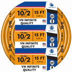 10/2 NMB Cable Non-Metallic Residential Indoor Wire Equivalent to Romex