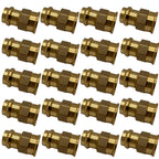 ProPress Fittings 1/2" - 3/4" Female Adapter - Press Brass Adapter Fittings 1/2" x 1/2" - 3/4" x 3/4" Female NPT Adapter - Connection for Residential, Commercial