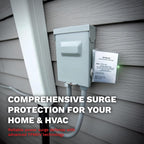 120/240 VAC Universal HVAC Surge Protective Device SPD-001, TPMOV Technology, Watertight Enclosure Lightning Protection, Comprehensive Surge Protection