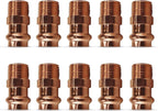 1/2" - 3/4" ProPress Fittings  Male Adapter - Pressure Copper Fitting P x Male NPT - Connection for Residential, Commercial - Durable, Reliable