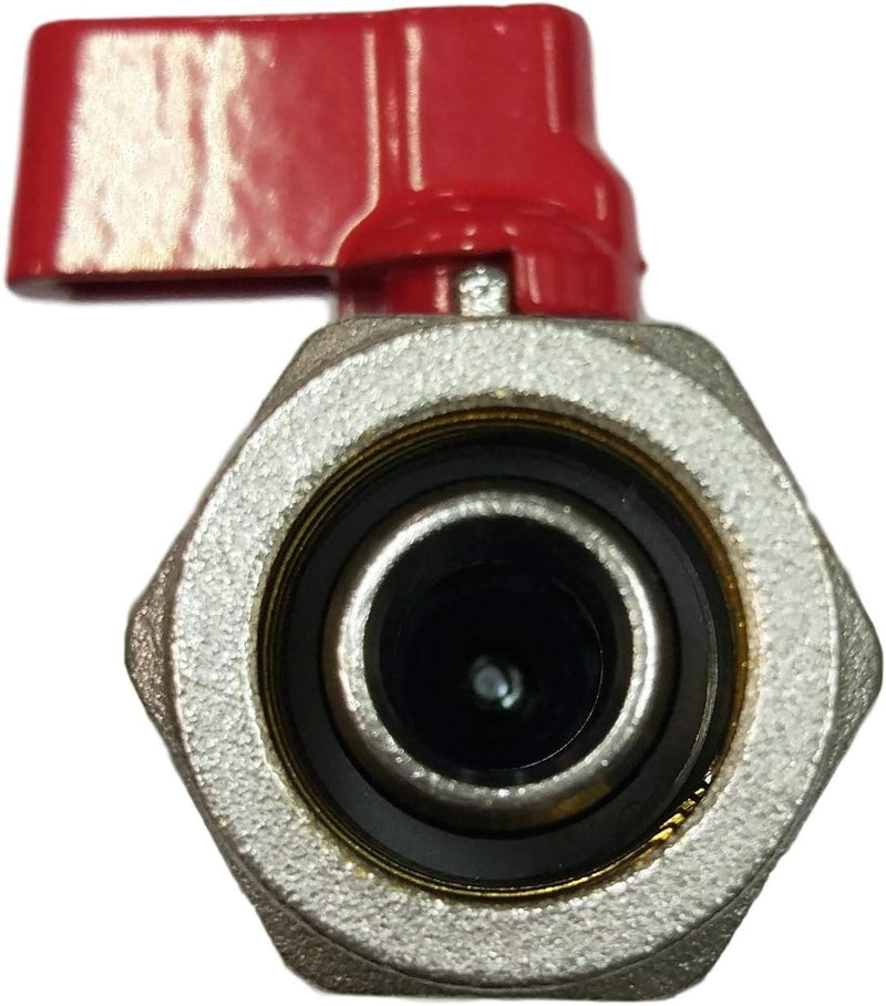 2 - 12 Loops Ball Valve Brass Pex Manifold 1" trunk for 1/2" Pex Tubing w/brackets