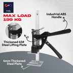 Labor Saving Handle 12" Lever Tool Lifts 2pcs, Wall Tile Locator, Multifunctional Lift Height Adjuster, Door Panel, Lifting Cabinet Jack, Lifts 6.69" Holds 330 lbs (Heavy Duty Steel Tool Box)