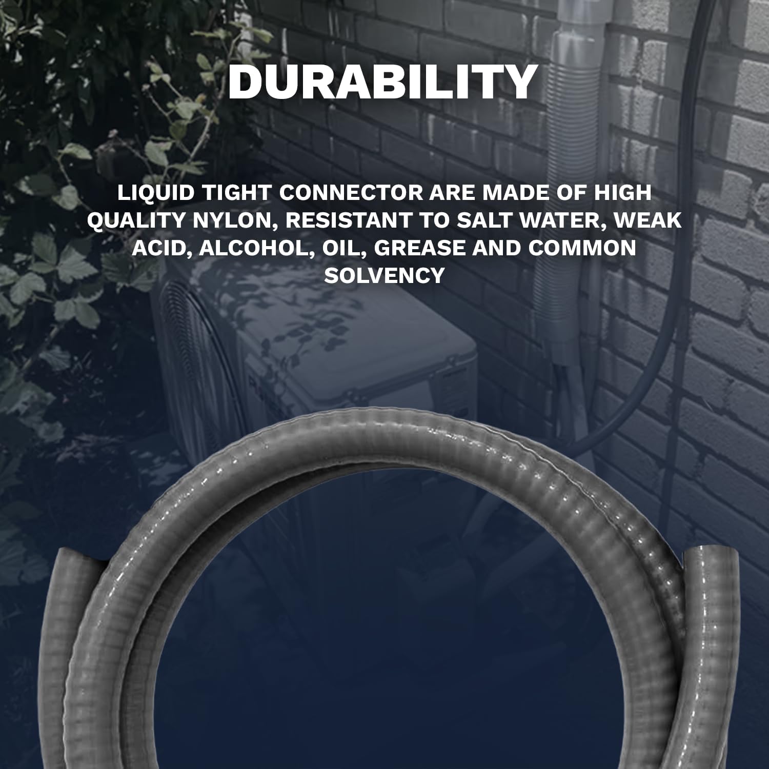 1/2" 100 Ft Liquid-Tight Conduit UL Certification - Flexible Non-Metallic Liquid Tight Electrical Flexible Conduit