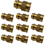 ProPress Fittings 1/2" - 3/4" Female Adapter - Press Brass Adapter Fittings 1/2" x 1/2" - 3/4" x 3/4" Female NPT Adapter - Connection for Residential, Commercial