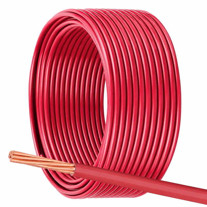 6 AWG THHN Wire 6 Gauge Stranded Copper Wire Rated up to 600V THWN-2 Building Wire 19-Stranded Nylon Jacket for Residential, CNC, Ground, Industrial (100FT Green)